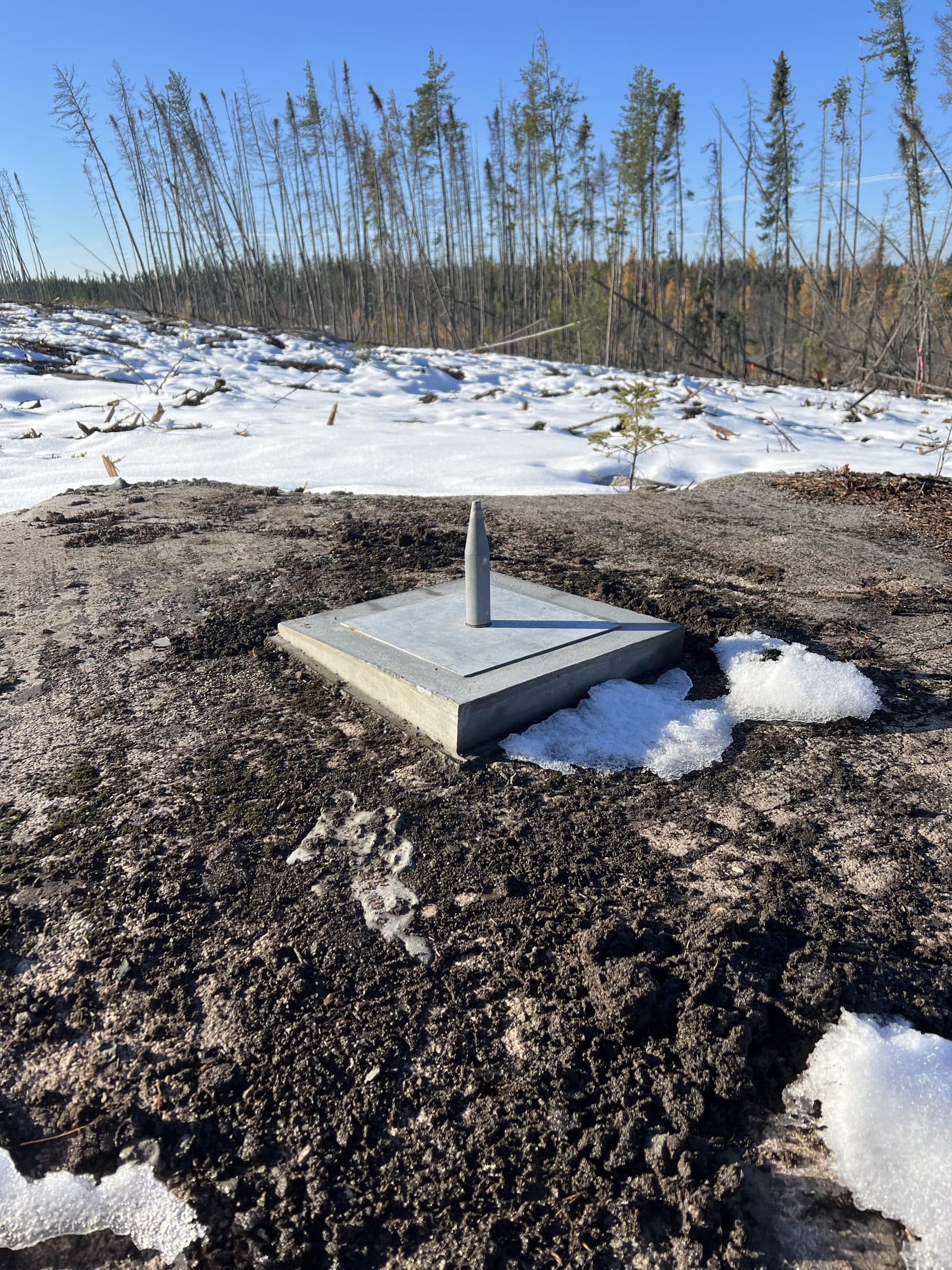 Grouting operations on a transmission project