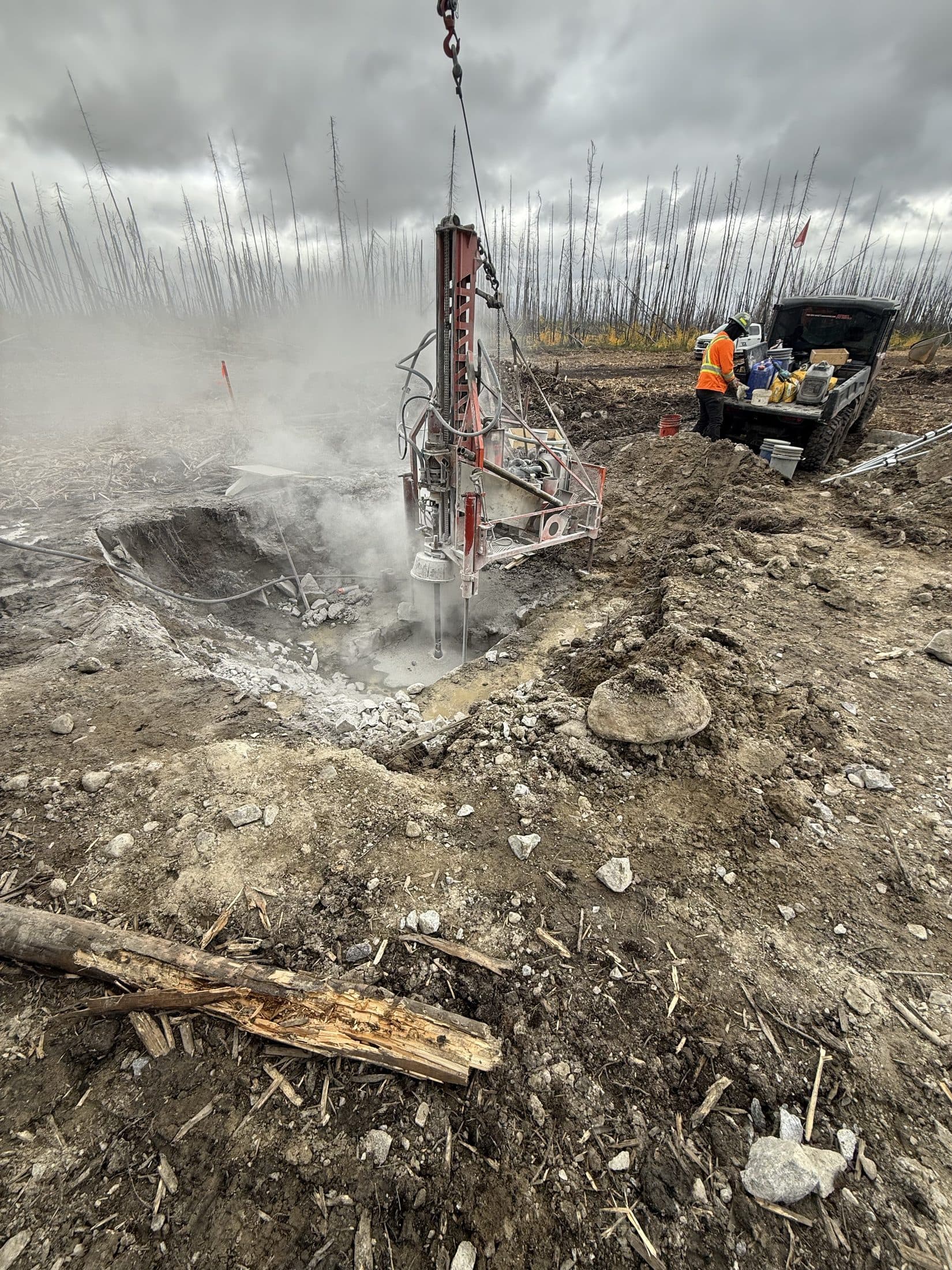 Heli-portable drilling operations
